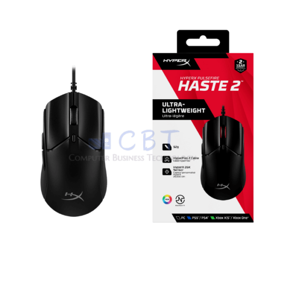 HyperX Pulsefire Haste 2 - Ratón - óptico