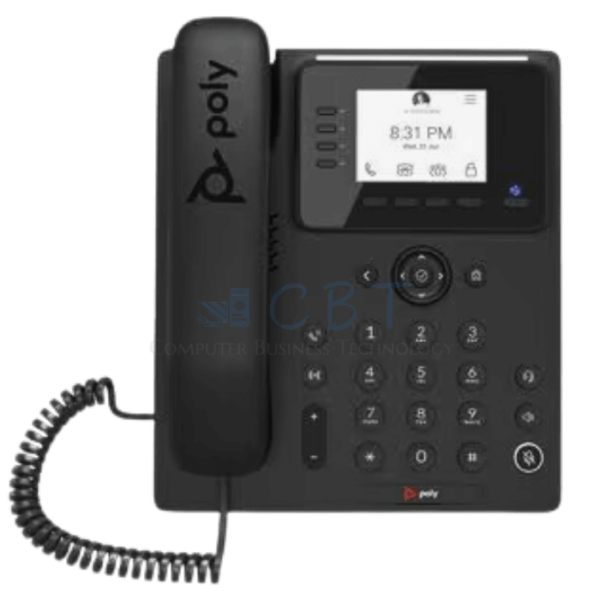 Poly CCX 350 for Microsoft Teams - Teléfono VoIP - negro