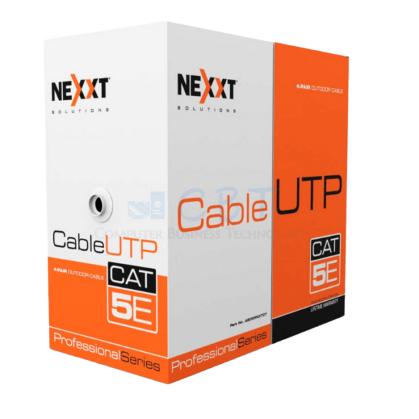 Nexxt - Par trenzado UTP Cat5e para exteriores - 24AWG