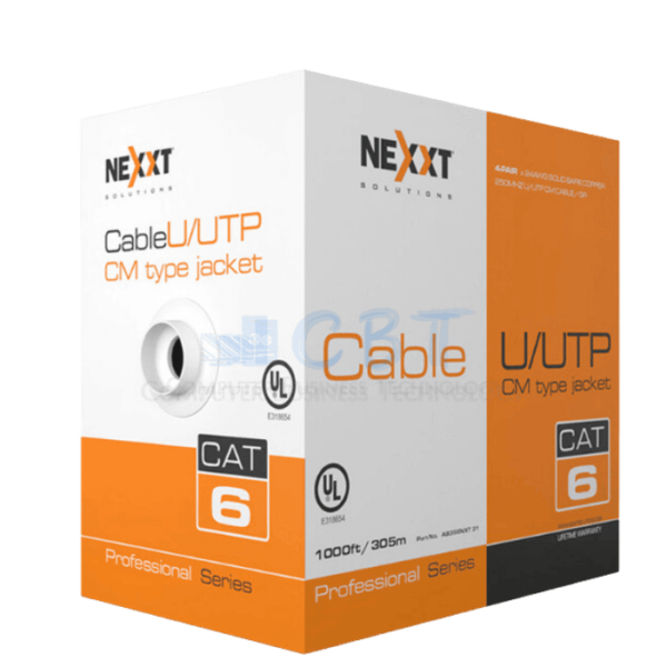 Nexxt Professional Cat6 UTP Cable 4P 24AWG CM 305m GR