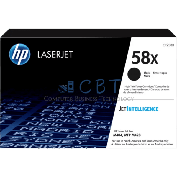 HP Toner 58X -Negro-Gran capacidad