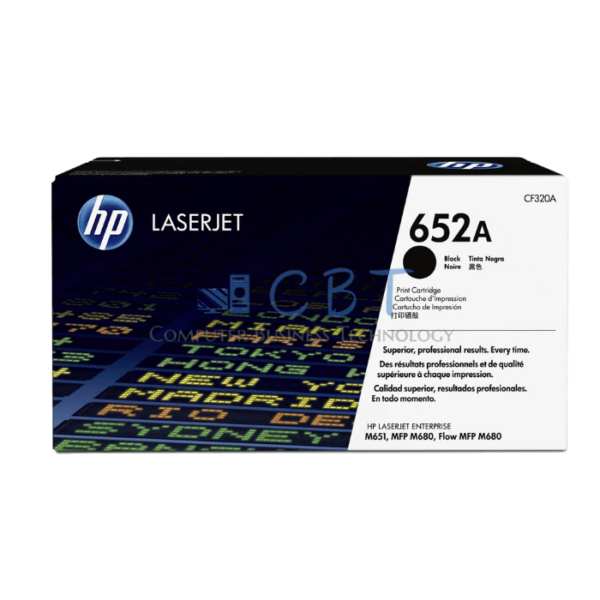 HP Tone 652A - Negro - original