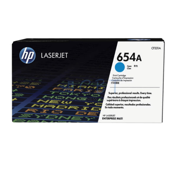 HP Toner 654A - Cián - original