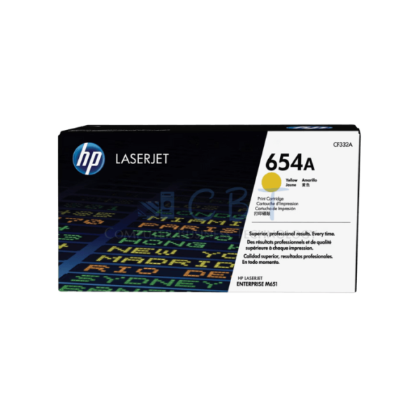 HP Toner 654A - Amarillo - original