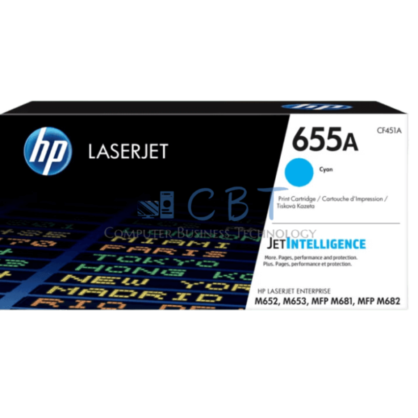 HP Toner 655A - Cián - Alto Rendimiento