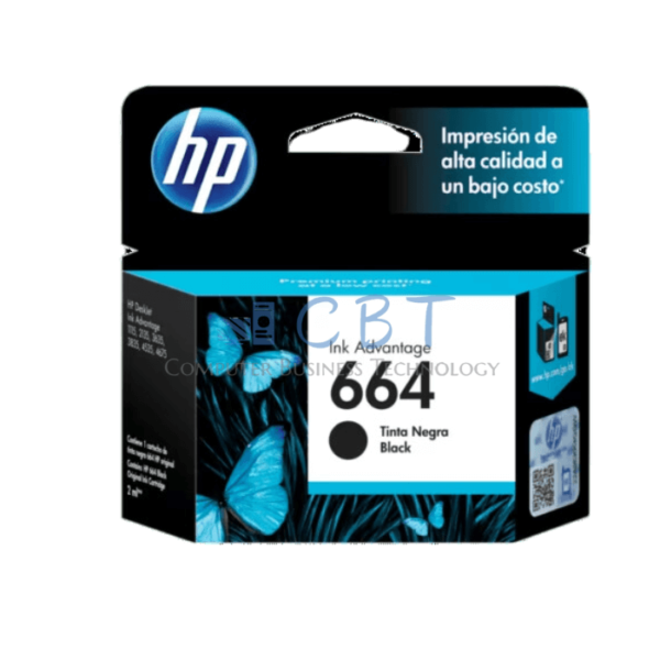 HP - Tinta 664 Negra Original