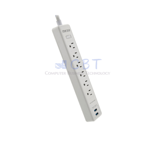 Forza - Surge protector - 1200J/1680W, 6 salidas,-120V/240V - Imagen 2