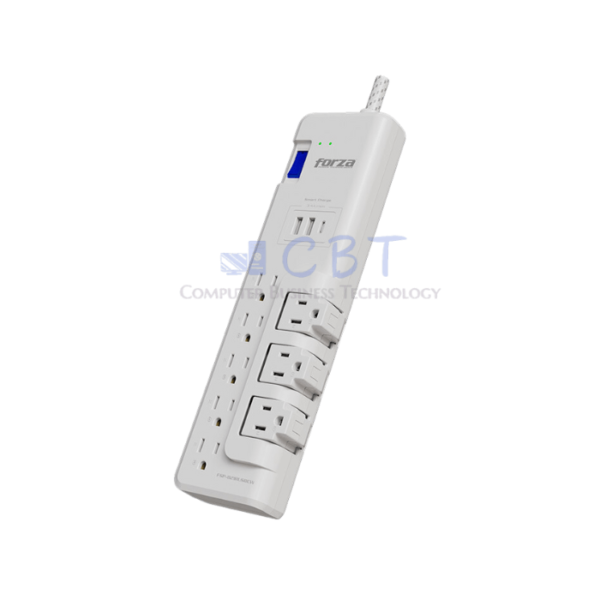 Forza - Surge protector - 1625W/2700J, 8 salidas, - Imagen 2