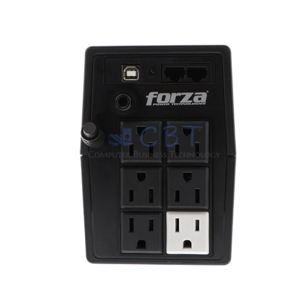 Forza -UPS inteligente 600VA/360W, 6 slds, LCD táctil - Imagen 2