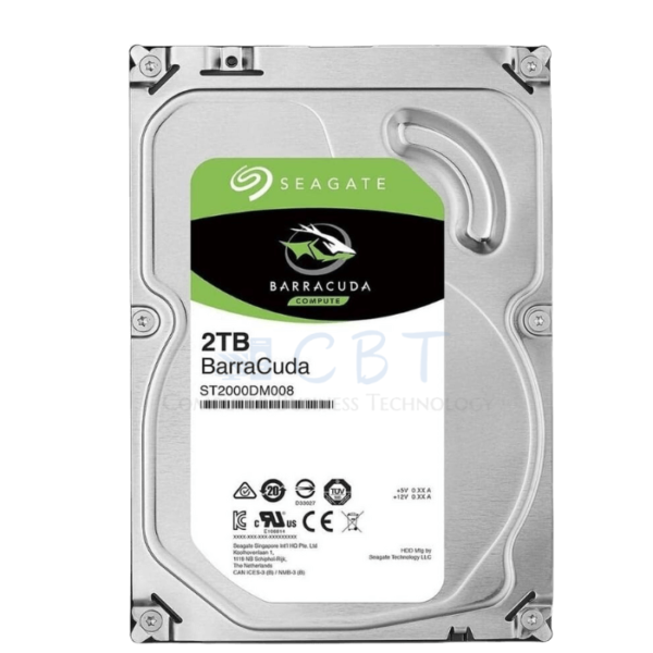 Seagate Barracuda ST2000DM008 - HDD - 2 TB 3.5"-SATA