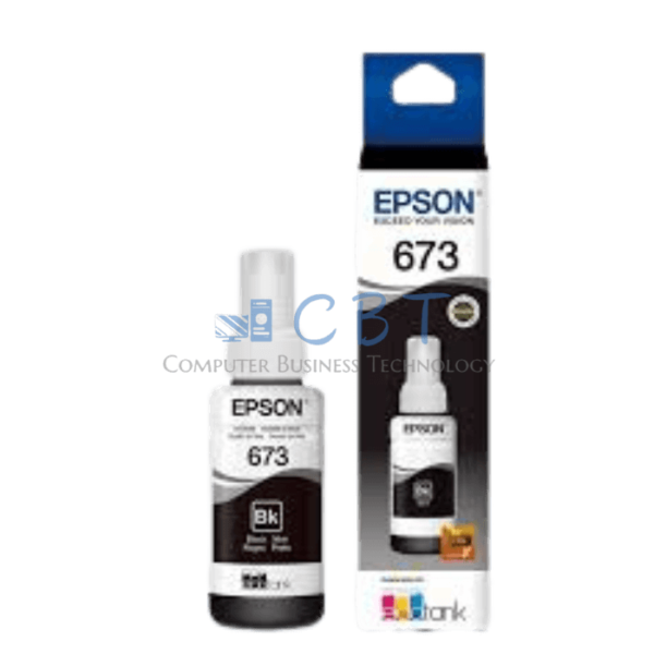 Epson Botella de Tinta T673 - Negro - original