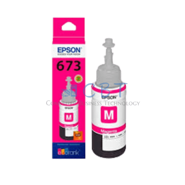 Epson  - Botella de tinta T673 - Magenta