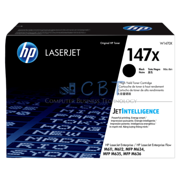 HP Toner 147X - Alto rendimiento - negro