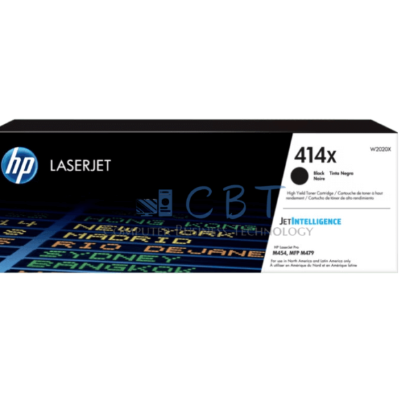 HP Toner -414X - Alto rendimiento - negro