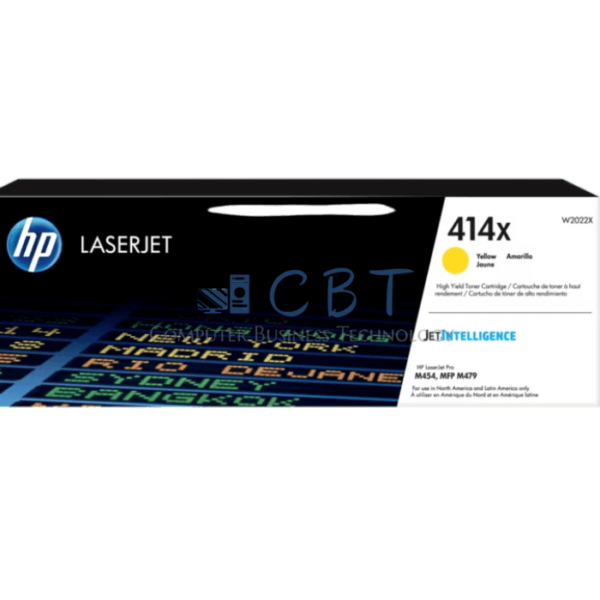 HP Toner 414X - Amarillo- Alto rendimiento