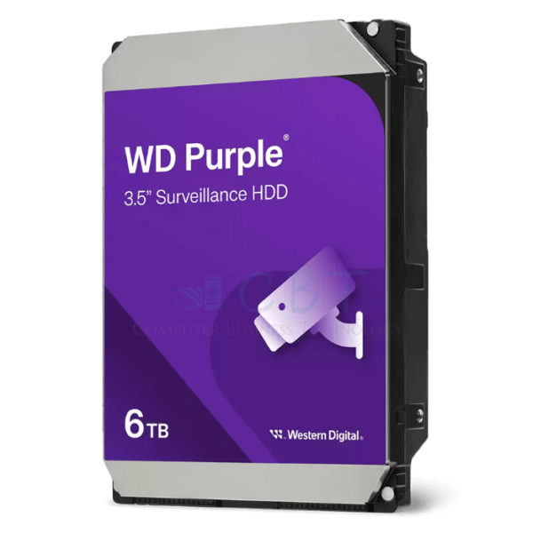 WD Purple WD64PURZ - HDD - 6 TB 3.5"-SATA 6Gb/s