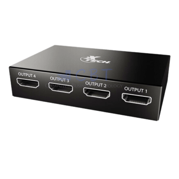 Xtech - HDMI Splitter - 1 Input to 4 Output XHA-420