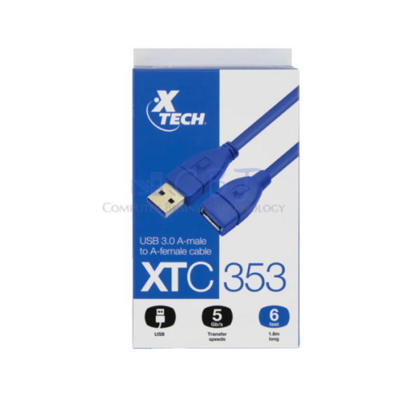 Xtech - USB extension cable - Blue